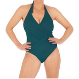 Teal Halterneck Swimwear