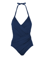 Navy Blue Halterneck Swimwear