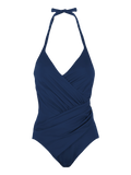 Navy Blue Halterneck Swimwear